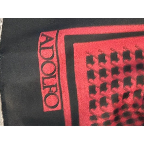 Vintage‎ ADOLFO Italy Scarf - Picture 3 of 6